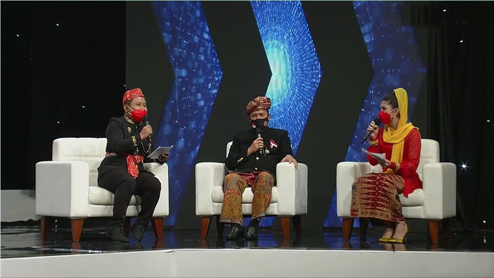 Kepala BNPT Boy Rafli saat talkshow di acara Salam Indonesia Harmoni pada Minggu 14 Februari 2021 di TVRI. (Dok. Istimewa)