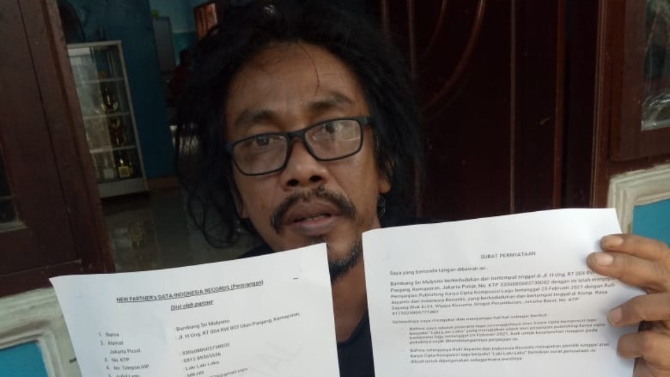 Mr.Ho saat resmi direkrut oleh Indonesia Records. (Dok. Istimewa)
