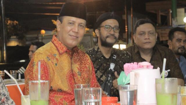 Komjen Boy Rafli saat menggelar pertemuan dengan SBR Sumbar, Jumat 26 Maret 2021 di Padang. (Dok. Istimewa